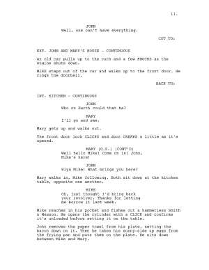 Script writing agency