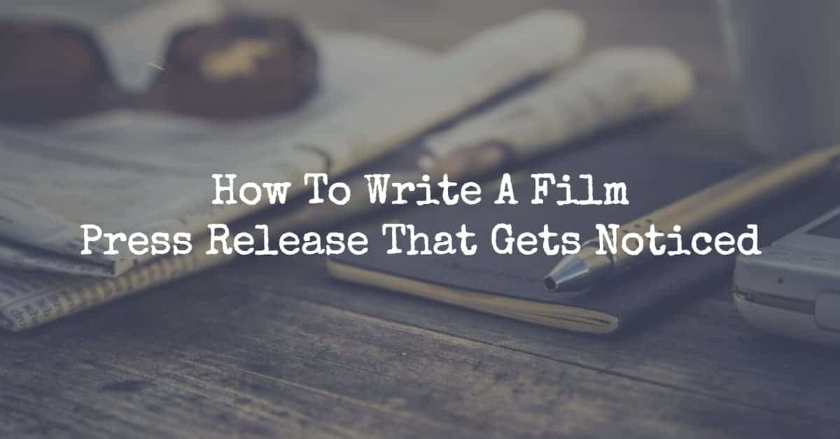 film press release